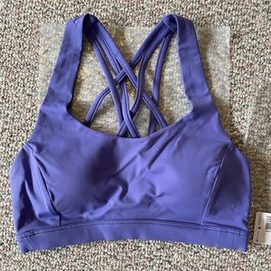 Lululemon Free to be Serene Bra, Size 4, Charged Indigo
